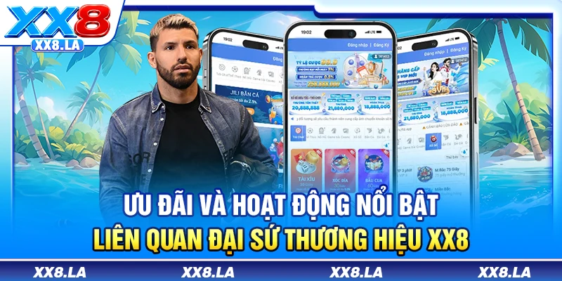 Ưu đãi và hoạt động nổi bật liên quan đại sứ thương hiệu XX8